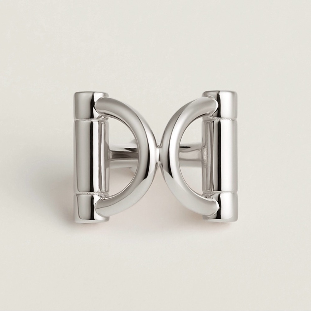 New Hermes Mini Double D Twilly Scarf Ring